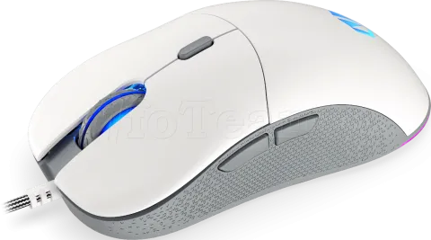 Photo de Souris filaire Gamer Endorfy Gem Onyx RGB (Blanc)