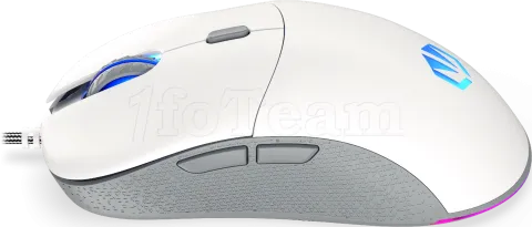 Photo de Souris filaire Gamer Endorfy Gem Onyx RGB (Blanc)