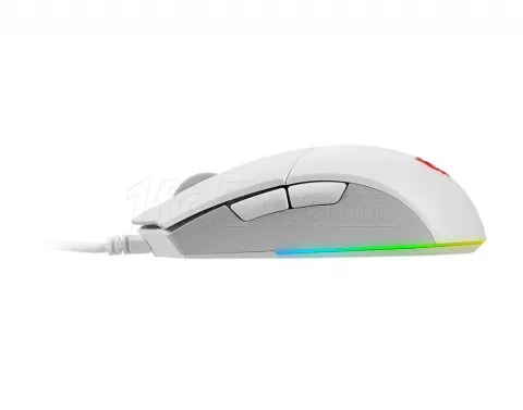 Photo de Souris filaire Gamer MSI Clutch GM11 RGB (Blanc)