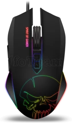 Photo de Souris filaire Spirit of Gamer Elite-M40 RGB (Noir)