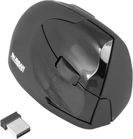 Photo de Souris sans fil ergonomique Urban Factory Ergo Next (Noir)