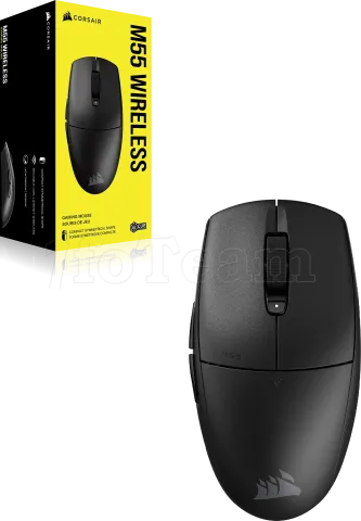 Photo de Souris sans fil Gamer Corsair M55 (Noir)