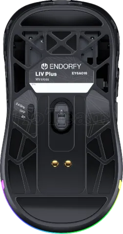 Photo de Souris sans fil Gamer Endorfy Liv Plus RGB (Noir)