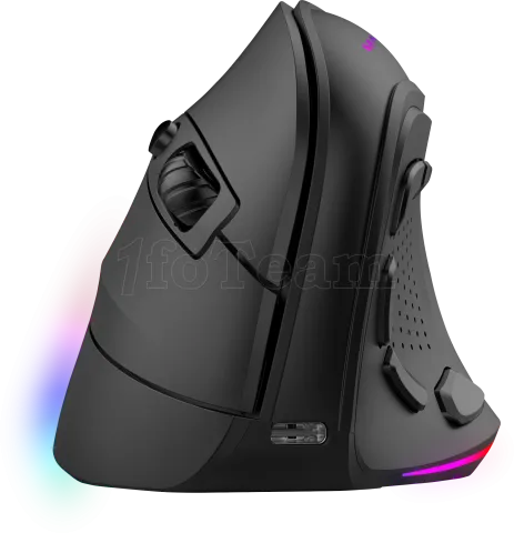 Photo de Souris sans fil Gamer ergonomique verticale Mars Gaming MM-SK RGB (Noir)