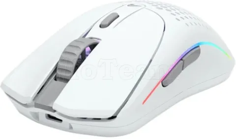 Photo de Souris sans fil Gamer Glorious Model O2 RGB (Blanc)