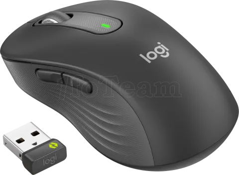 Photo de Souris sans fil Logitech Signature M650 L Business pour droitier (Noir/Gris)