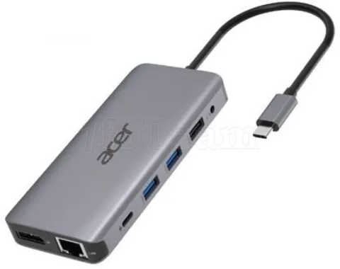 Photo de Station d'accueil portable USB-C 3.0 Acer 12en1 (Gris)