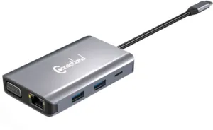 Photo de Station d'accueil portable USB-C 3.0 Connectland 7en1 (Gris)