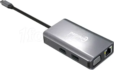 Photo de Station d'accueil portable USB-C 3.0 Connectland 7en1 (Gris)