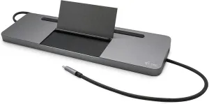 Photo de Station d'accueil USB-C 3.0 I-Tec Metal Ergonomic (Gris)