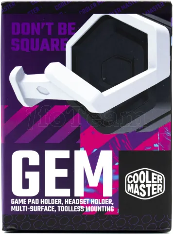Photo de Support Casque Cooler Master MasterAccessory GEM (Blanc)