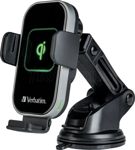 Photo de Support de téléphone à ventouse pour voiture Verbatim FWC-02 avec chargeur induction