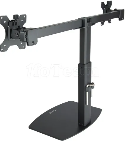 Photo de Support Double écran à poser Tooq DB1727TN de 17" à 27" (12kg max) (Noir)