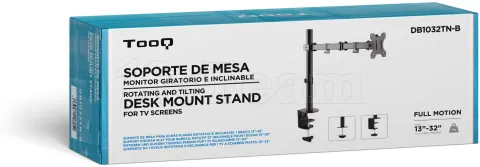 Photo de Support écran à fixer Tooq DB1032TN de 13" à 32" (8kg max) (Noir)