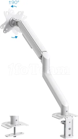 Photo de Support écran à fixer Tooq DB4032TNR 17"-32" (9kg max) (Blanc)