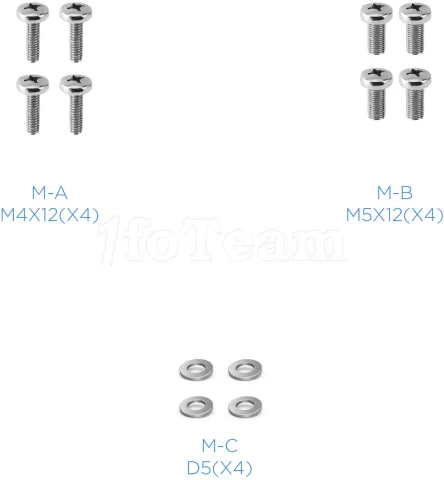 Photo de Support écran à fixer Tooq DB4032TNR de 17" à 32" (9kg max) (Blanc)