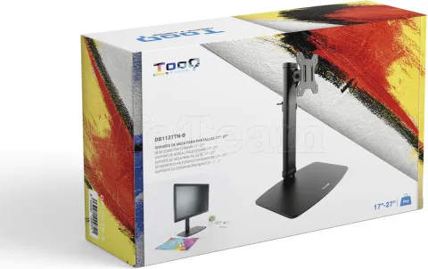 Photo de Support écran à poser Tooq DB1127TN de 17" à 27" (6kg max) (Noir)