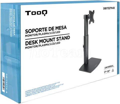 Photo de Support écran à poser Tooq DB1732TN 17"-32" (7kg max) (Noir)