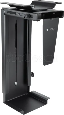 Photo de Support ordinateur/PC suspendu sous table TooQ TQMUD011 (10kg max) (Noir)