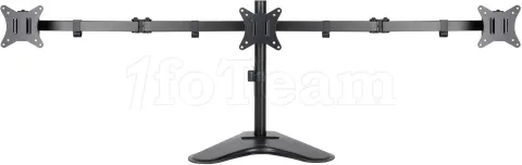 Photo de Support Triple écran à poser Tooq DB1704TN de 13" à 27" (21kg max) (Noir)