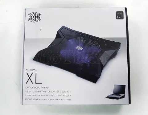 Photo de Support ventilé Cooler Master Notepal XL 17" Max (Noir) - SN R9NBCNXLK1234500060 - ID 205333