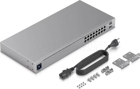 Photo de Switch réseau ethernet Gigabit Ubiquiti UniFi USW-16-POE - 16 ports : 8x PoE + 2x SFP