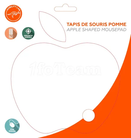 Photo de Tapis de souris Mobility Pomme (Blanc)