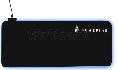 Photo de Tapis de souris Verbatim SureFire Silent Flight 680 RGB - Taille L (Noir)