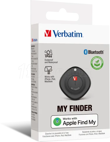 Photo de Tracker Bluetooth porte clé Verbatim My Finder pour Apple (Noir)