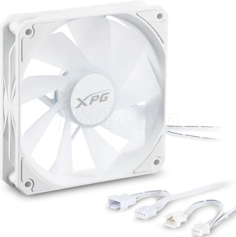 Photo de Ventilateur de boitier Adata XPG Vento R RGB - 12cm (Blanc)