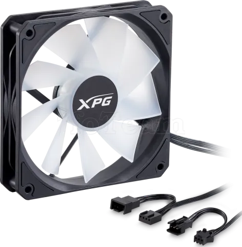 Photo de Ventilateur de boitier Adata XPG Vento R RGB - 12cm (Noir)