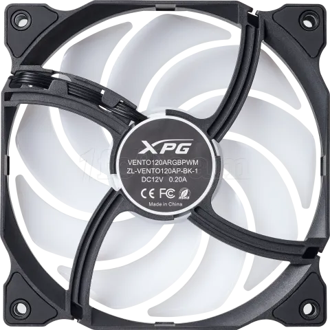 Photo de Ventilateur de boitier Adata XPG Vento RGB - 12cm (Blanc)