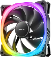 Photo de Ventilateur de boitier Antec Fusion V2 RGB - 12cm (Noir)