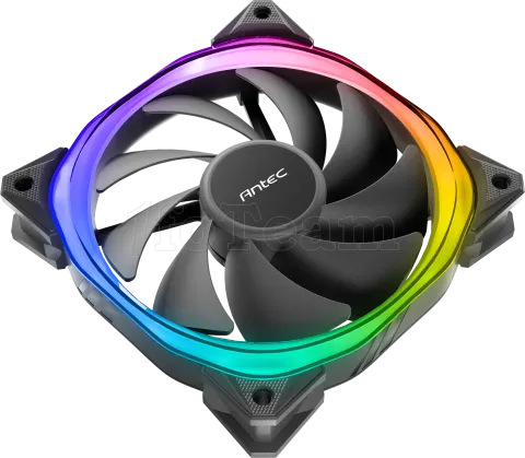 Photo de Ventilateur de boitier Antec Fusion V2 RGB - 12cm (Noir)