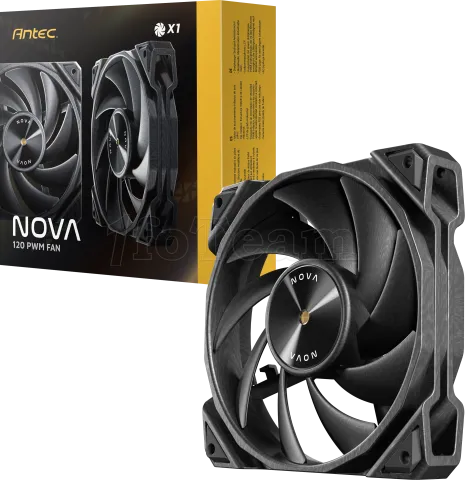 Photo de Ventilateur de boitier Antec Nova - 12cm (Noir)