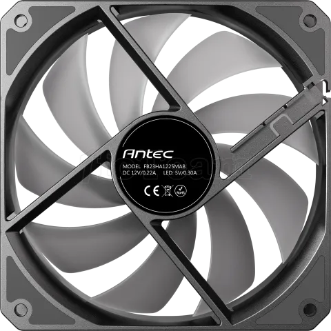 Photo de Ventilateur de boitier Antec P12 Reverse RGB - 12cm (Noir)