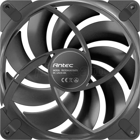 Photo de Ventilateur de boitier Antec Tranquil - 14cm (Noir)