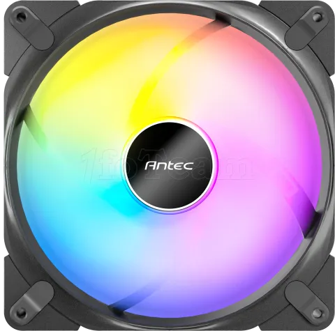 Photo de Ventilateur de boitier Antec Tranquil RGB - 14cm (Noir)