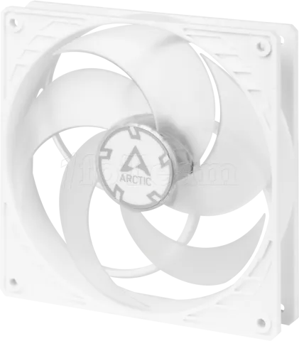 Photo de Ventilateur de boitier Arctic P14 PWM - 14cm (Blanc/Transparent)