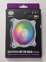 Photo de Ventilateur de boitier Cooler Master MasterFan MF Halo² RGB - 14cm (Blanc) - SN MFLB2DW18NPAR11231402288 - ID 211381