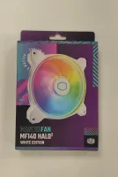 Photo de Ventilateur de boitier Cooler Master MasterFan MF Halo² RGB - 14cm (Blanc) - SN MFLB4DW16NP2R21233900074 - ID 208308