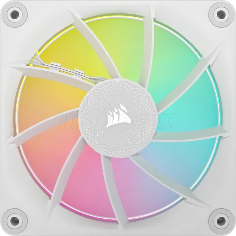 Photo de Ventilateur de boitier Corsair iCue Link LX RGB - 12cm (Blanc)