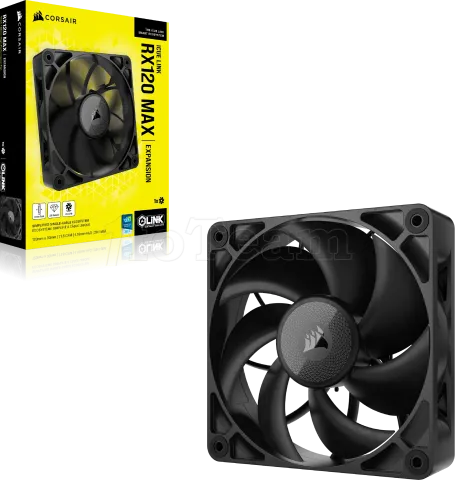 Photo de Ventilateur de boitier Corsair iCue Link RX Max - 12cm (Noir)