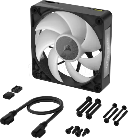 Photo de Ventilateur de boitier Corsair iCue Link RX Max RGB - 12cm (Noir)