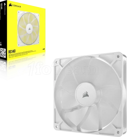 Photo de Ventilateur de boitier Corsair RS - 14cm (Blanc)