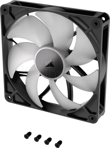 Photo de Ventilateur de boitier Corsair RS RGB - 14cm (Noir)