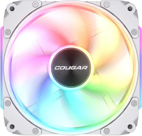 Photo de Ventilateur de boitier Cougar Apolar RGB - 12cm (Blanc)