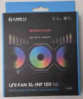 Photo de Ventilateur de boitier Lian Li Uni Fan SL-Infinity Reverse RGB - 12cm (Noir) - ID 213112