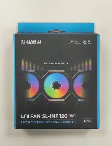 Photo de Ventilateur de boitier Lian Li Uni Fan SL-Infinity RGB - 12cm (Noir) - ID 205538