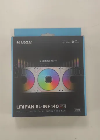 Photo de Ventilateur de boitier Lian Li Uni Fan SL-Infinity RGB - 14cm (Blanc) - ID 209103